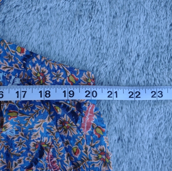 Knox Rose Off the Coast Floral Tiered Boho Midi Sundress XXL - Picture 7 of 9